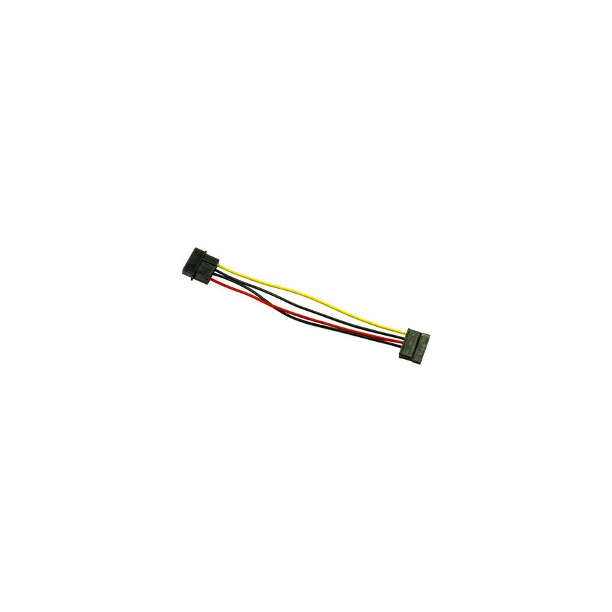 Inter-Tech Adapter 1x Molex -> 1x SATA Power 0,15m (88885306) (88885306)