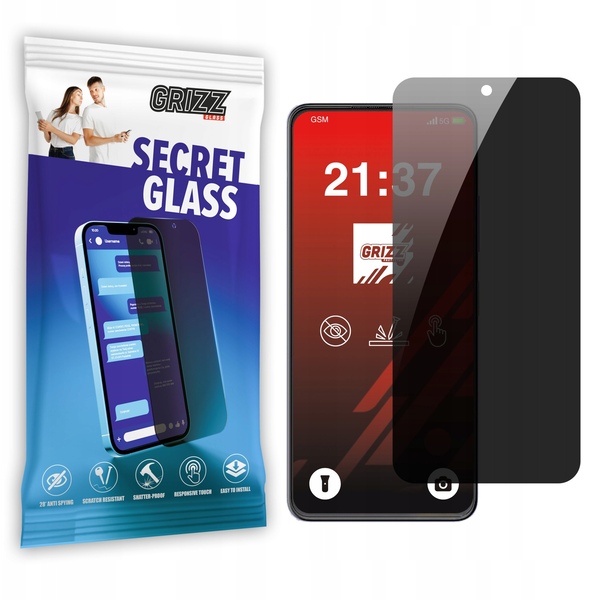 Szkło prywatyzujące GrizzGlass SecretGlass do ZTE Blade V60 Design