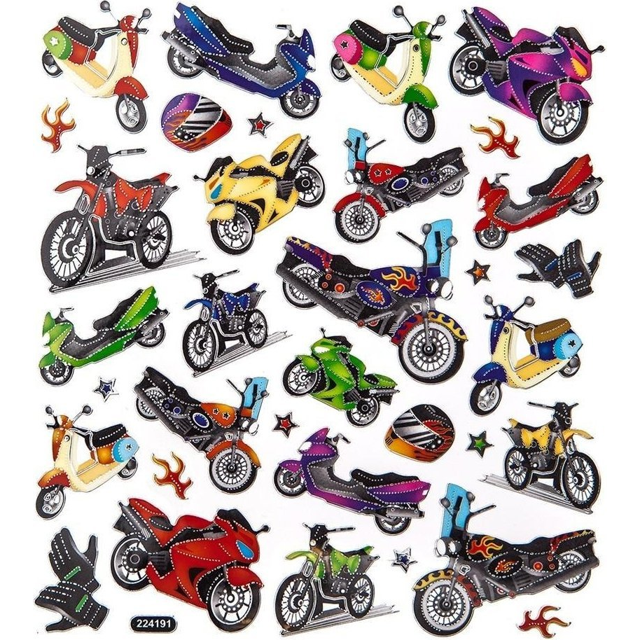 DP Craft Matrica 34 Darabos Motorok (5907590007288)