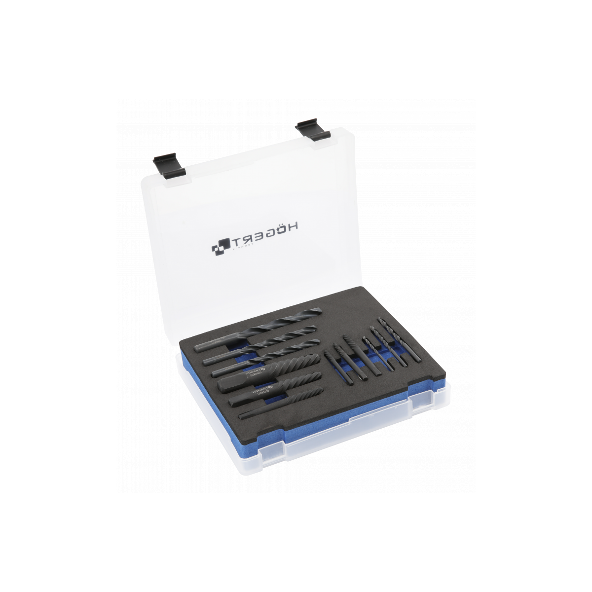 Csavarhúzók törött csavarokhoz Hoegert Technik HT8G400 fúrószárral (HT8G400)