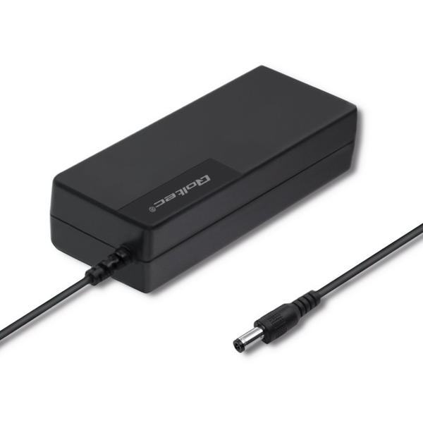 Захранващ адаптер за настолни компютри, Qoltec, 72W, 24V, 3A, 5,5 x 2,5, захранващ кабел