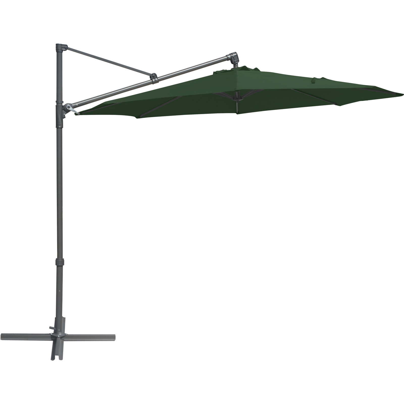 ROJAPLAST Roja oldalkaros napernyő, zöld, 3 m (607/101)