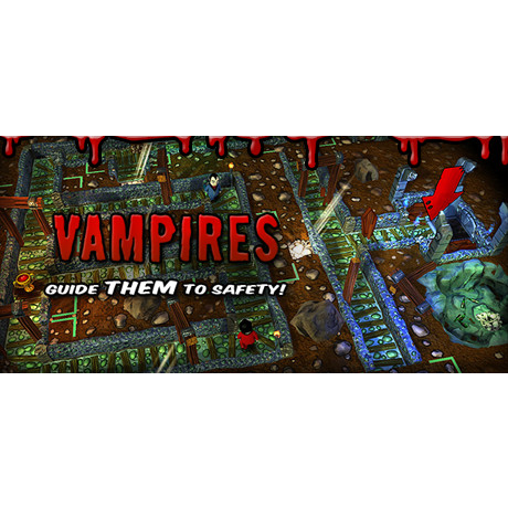 Vampires: Guide Them to Safety! (PC - Steam elektronikus játék licensz)