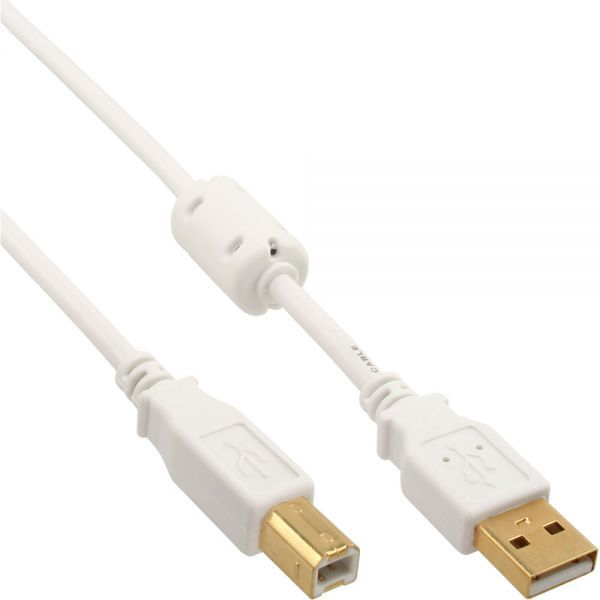 InLine 34550W cavo USB USB 2.0 USB A USB B