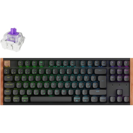 Mechanická klávesnica Keychron K8 HE čierna