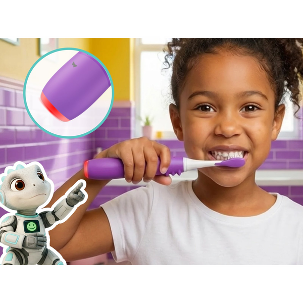 Wireless Tooth Brush, Violet, 3 Brush Heads, 600mAh, Function: Sensive, Clean, Whitening, Sweep, Smart Remind