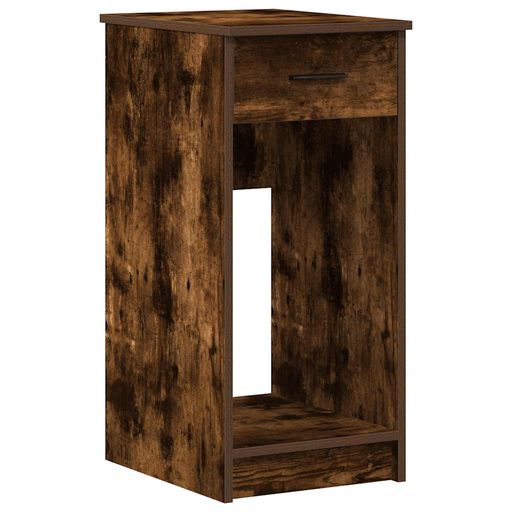 Számítógépes toronyállvány fiókkal füstölt tölgy 35x45x77 cm (858744)