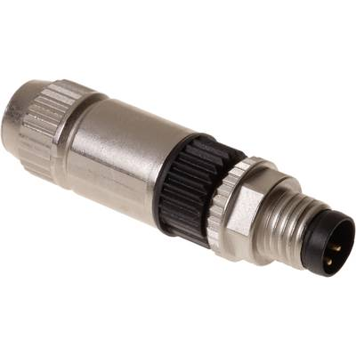 HARTING 21021511405 Érzékelő-/működtető összekötő, konfekcionálatlan M8 Dugó, egyenes Pólusszám: 4 1 db darab (21021511405)