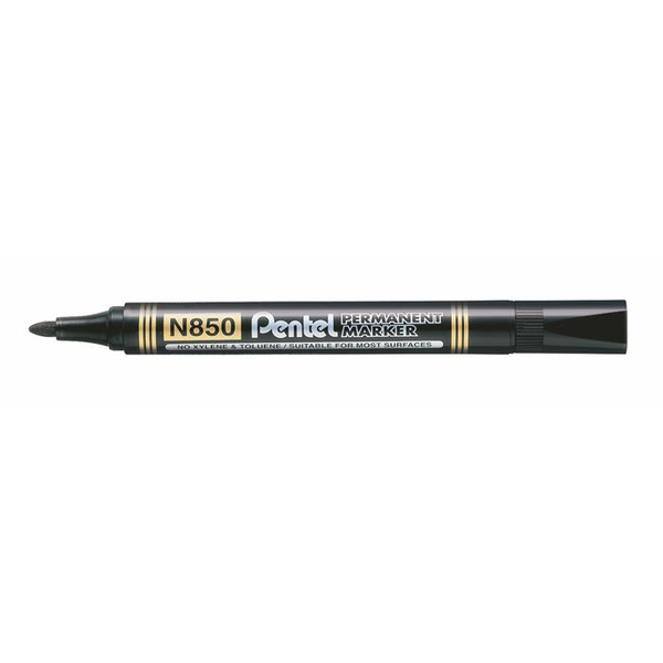 Pentel N850 1,5mm Alkoholos marker - Fekete