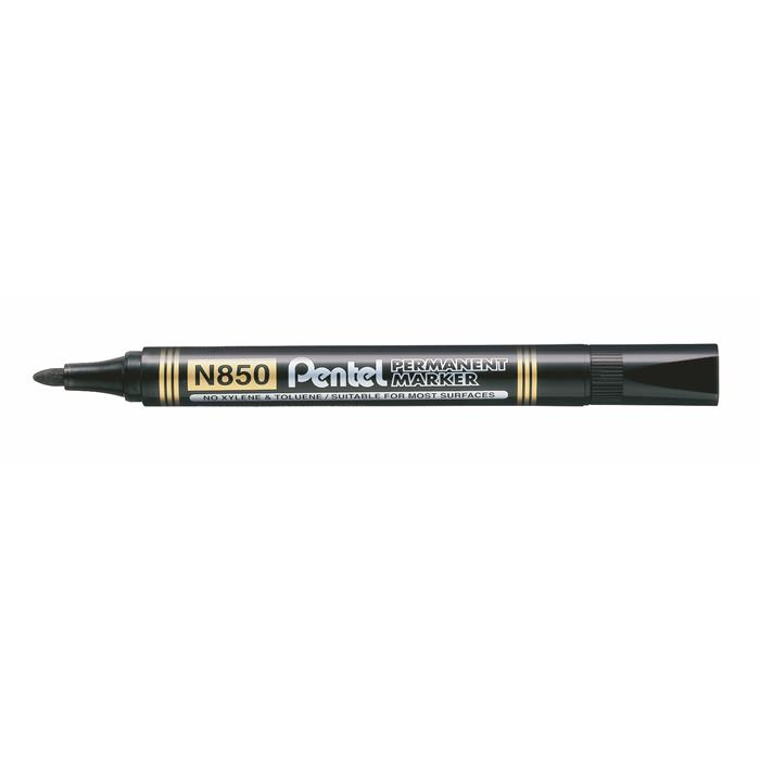 Pentel N850 1,5mm Alkoholos marker - Fekete (N850-AE)