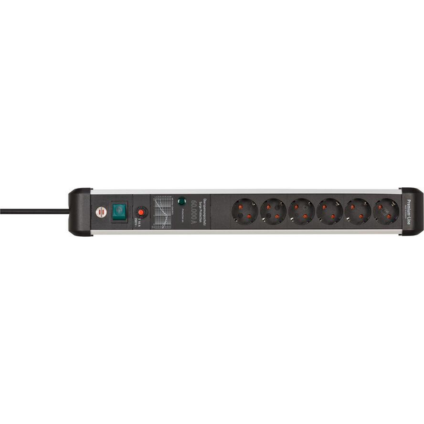 Brennenstuhl Steckdosenleiste Premium-Protect-Line  6x