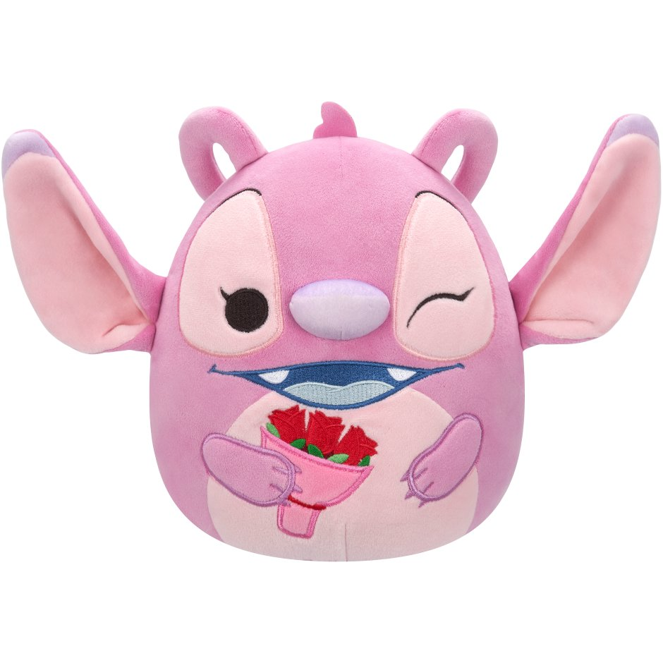 Squishmallows Disney Stitch - Angel virágcsokorral (191726944065)