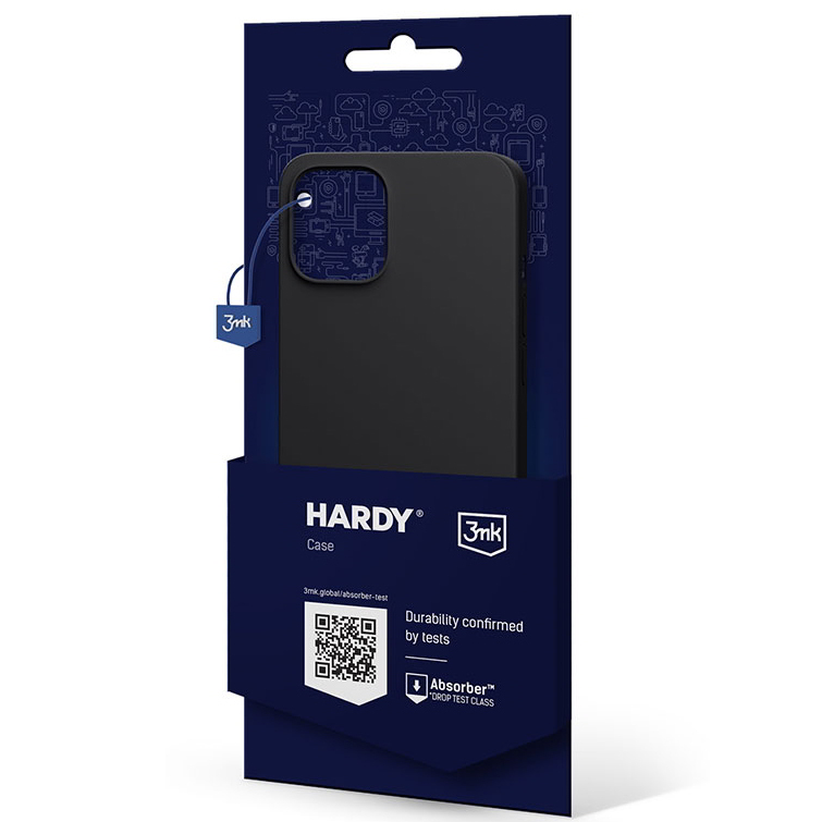 3mk Hardy MagCase Apple iPhone 12 Szilikon Tok - Fekete (5903108500777)