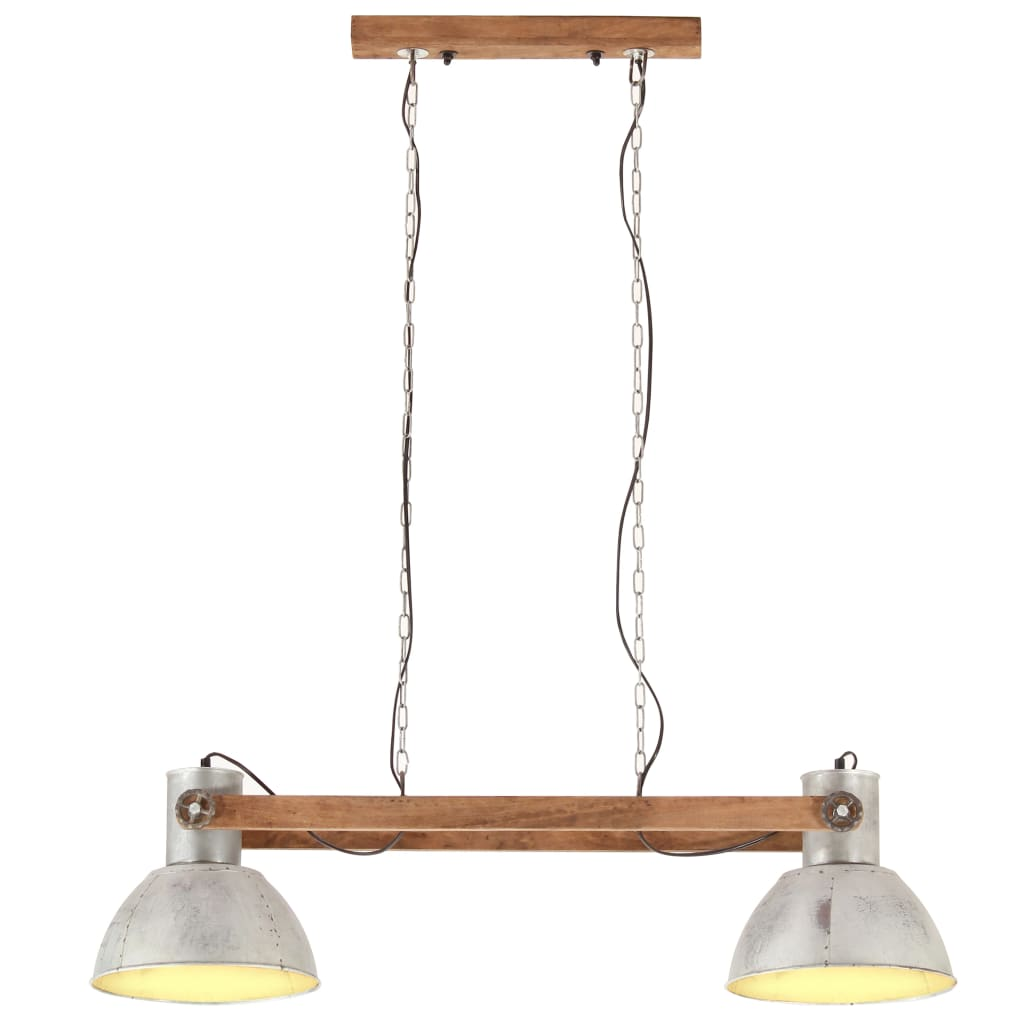 ezüstszínű ipari függőlámpa 25 W 109 cm E27 (320525)