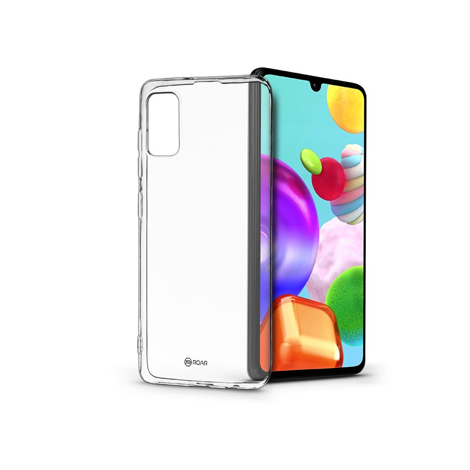 Roar All Day Full 360 Samsung A415F Galaxy A41 szilikon tok átlátszó (KC0539) (KC0539)