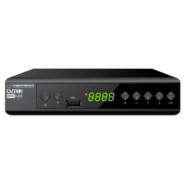 Esperanza EV111P DVB-T2 Set-Top box vevőegység