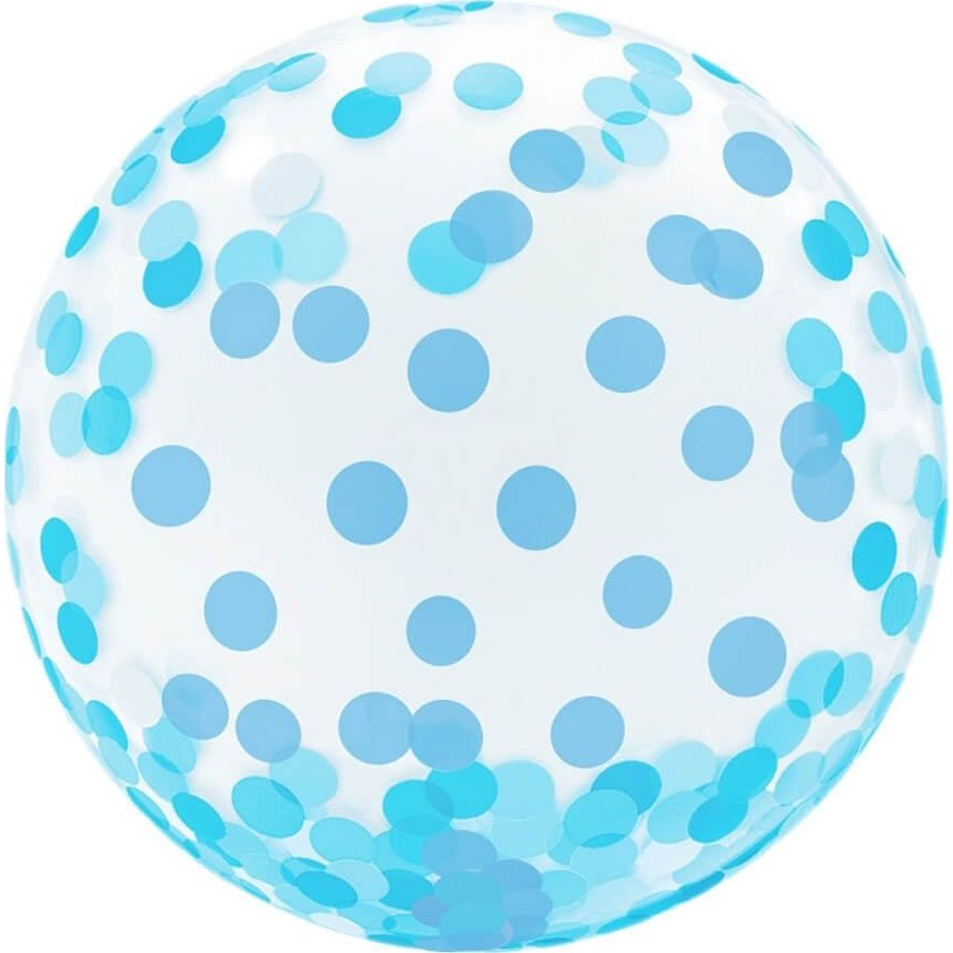 Aqua Gömb Fólia Lufi - 46 cm, Kék (GODA2188)