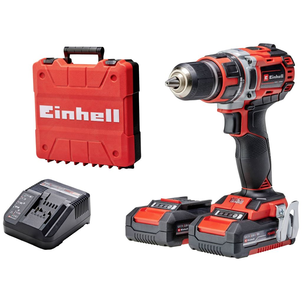 Einhell TP-CD 18/50 Li BL (2x2,0Ah) akkus fúrócsavarozó, akkumulátor és töltő nélkül (4513896) (4513896)