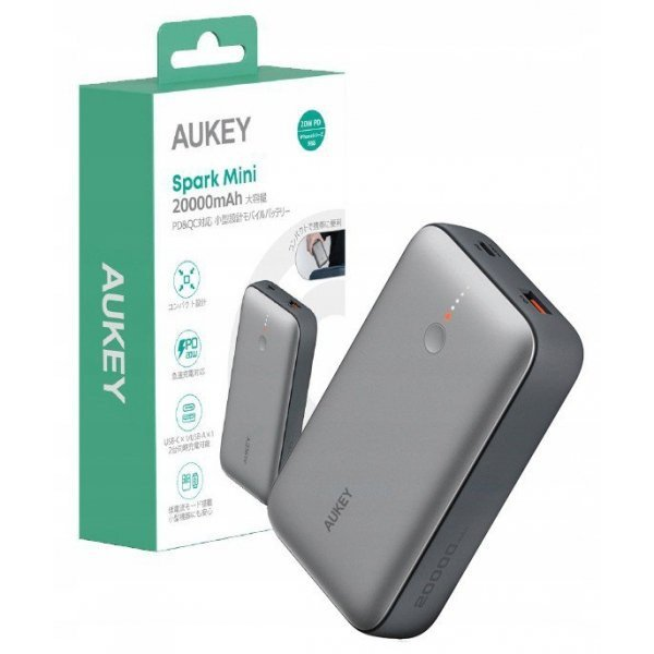 Aukey Spark Mini 20000mAh Power Bank Szürke (PB-Y57)