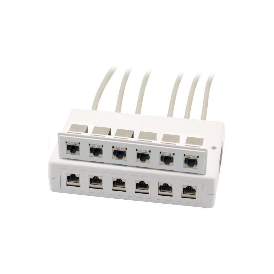 EFB Keystone Verteilerbox Aufputz 6/12 Port (ET-25174.1) (ET-25174.1)