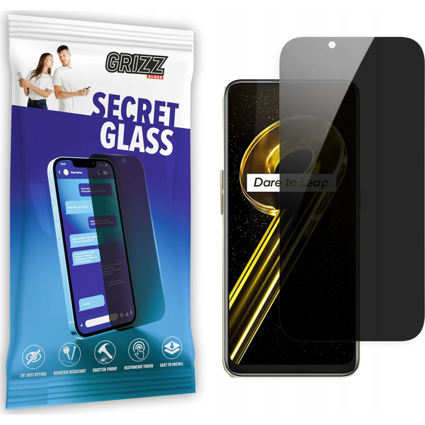  GrizzGlass Szkło prywatyzujące GrizzGlass SecretGlass Realme 9i 5G