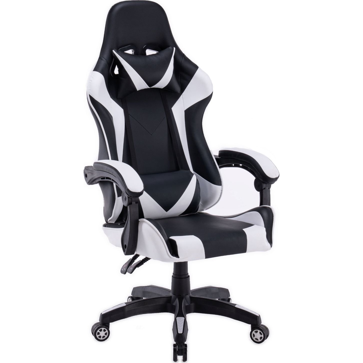 Remus Remi Gamer szék - Fekete/Fehér (FOTEL REMUS BIEL)