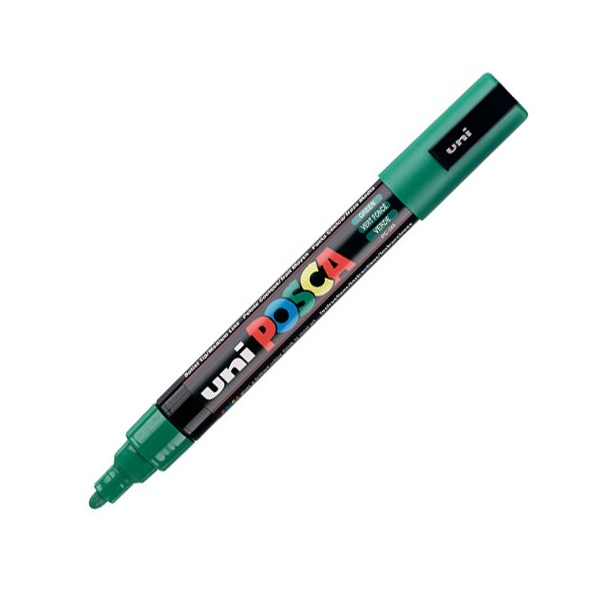 Uni Posca PC-5M Medium 1.8-2.5mm Dekormarker - Zöld (PC-5M GREEN)
