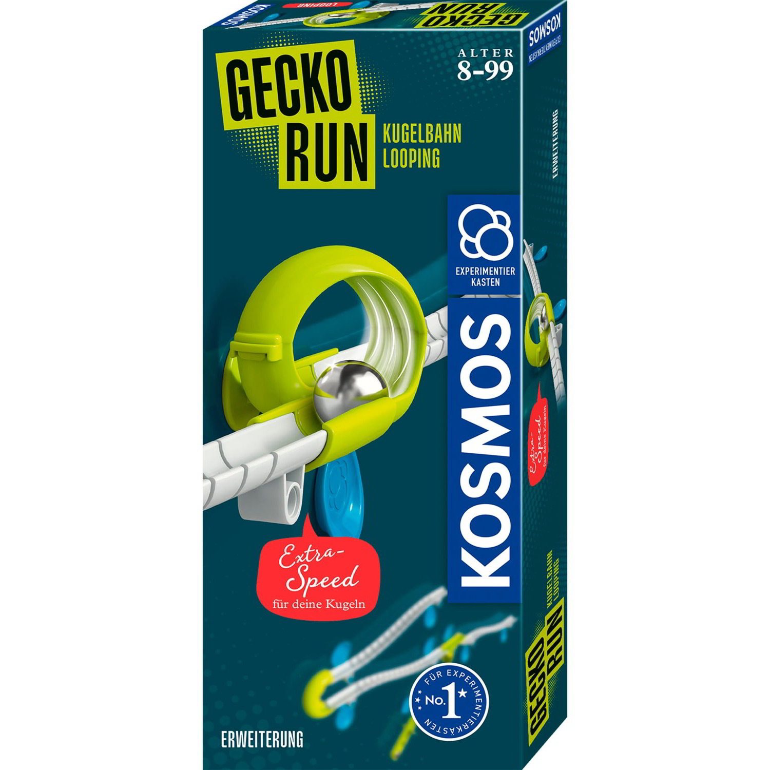 KOSMOS 620981 Gecko Run Looping - Kreatív Golyópálya tervező készlet (620981)