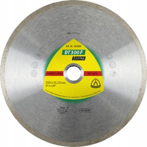 K. FULL DIAGRAM 230mm x 1.9mm x 22.2mm DT300F FOR CERAMICS.