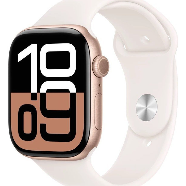 Apple Watch S10 GPS + Cellular 46mm OLED NFC BT Růžově Zlaté (Rose Gold)
