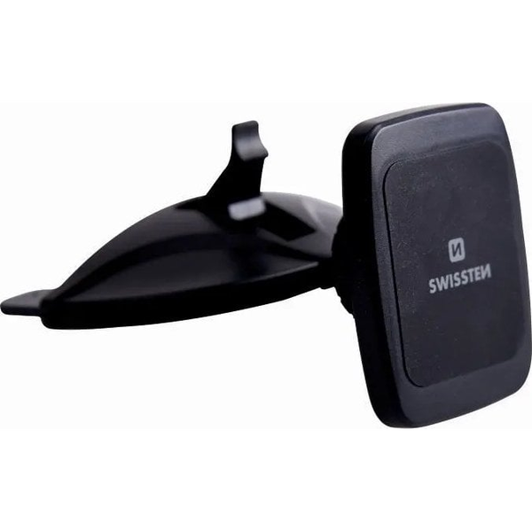 Soporte De Coche Para Móvil Al Lector Cd Gira 360??° S-grip Swissten - Negro