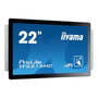 iiyama ProLite TF2215MC-B2 számítógép monitor 54,6 cm (21.5") 1920 x 1080 pixelek Full HD LED Érintőképernyő Többfelhasználós Fekete