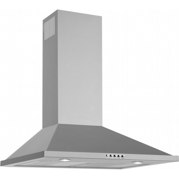 Okap Silverline SILVERLINE Basic SL 2240-60RF - Kåpa - skorsten - bredd: 59.8 cm - djup: 45 cm - utsug och återcirkulering (med extra återcirkuleringssats) - stål