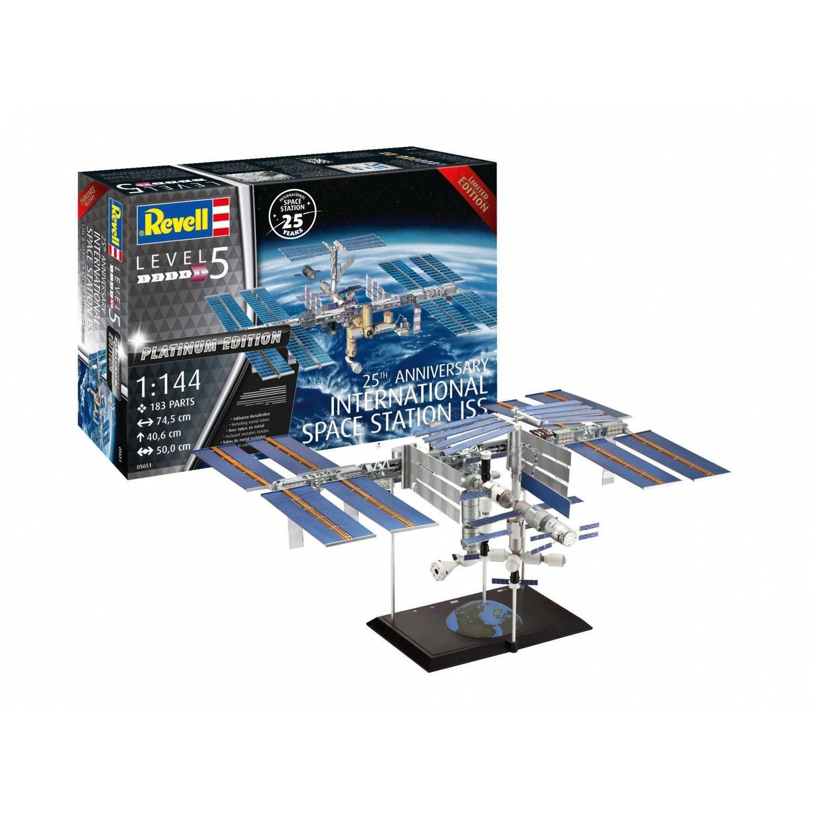 Revell 05651 International Space Station 25. Évfordulós Platinum Edition makett készlet 1:144 (05651)
