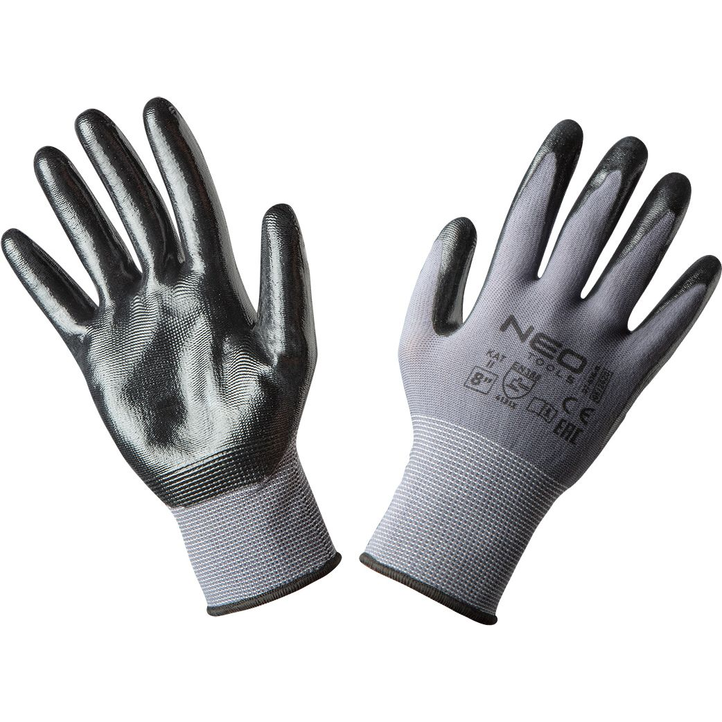 NEO 97-616-8 Munkakesztyű, Nitril Bevonatú Nylon, 4131X, 8