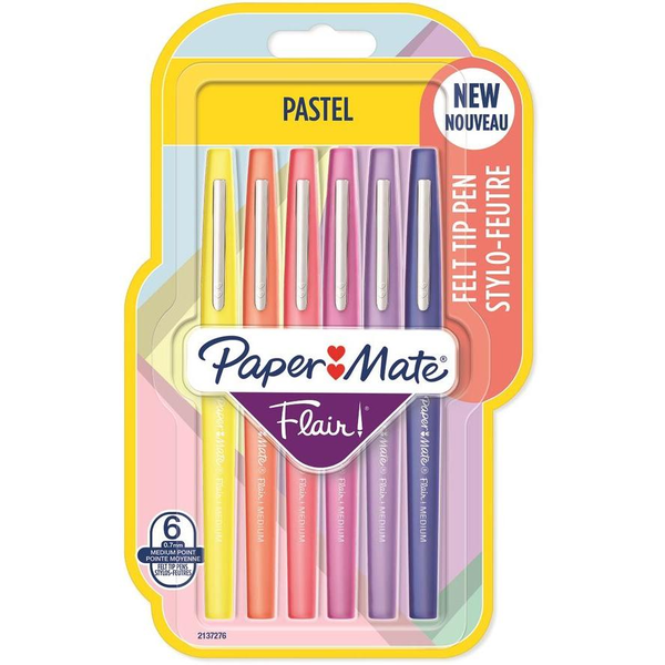 FIXY PASTELOVÁ SADA PAPER MATE 6 BAREV