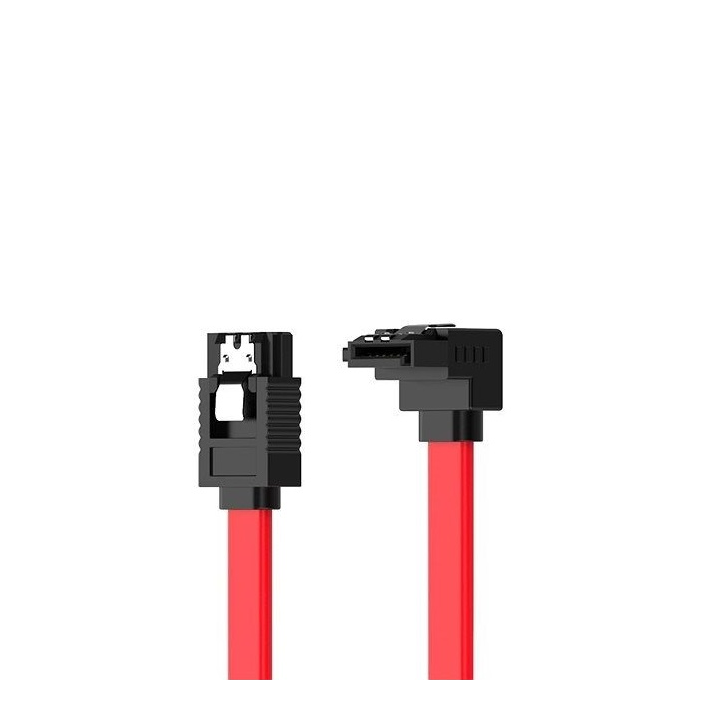 Goobay SATA M/M adatkábel 90°-os csatlakozóval 0.5m (93116)