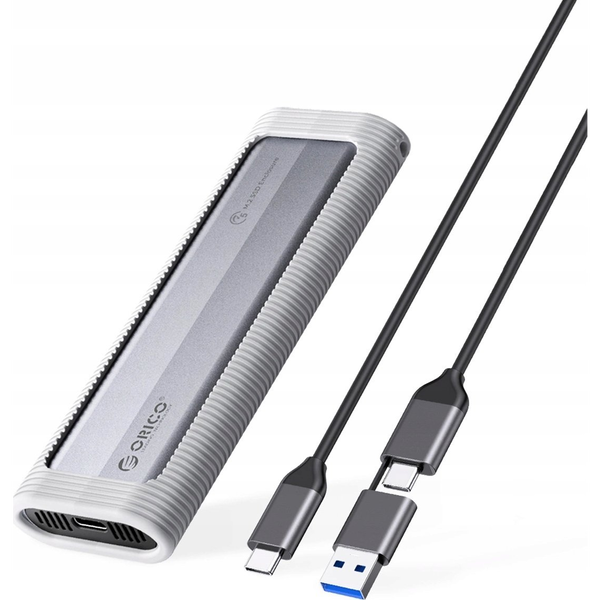 Tároló zseb Orico AXM2F-V1 M.2 NGFF USB-C 5Gb/s - szürke