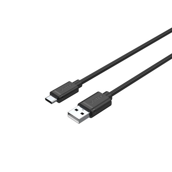 Unitek C14068BK USB-A apa - USB-C apa 2.0 Adat és töltőkábel - Fekete (2m)