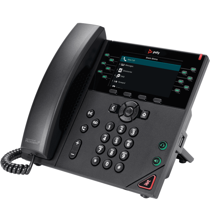 HP Poly VVX 450 Business VoIP Telefon - Fekete (8B1L7AA#AC3)