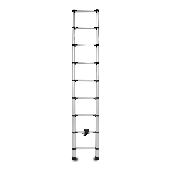 IRIS TOOLS HL-100 2,6 m teleszkópos acél létra, összecsukható, 125 kg teherbírás (HL-100 2,6 M)