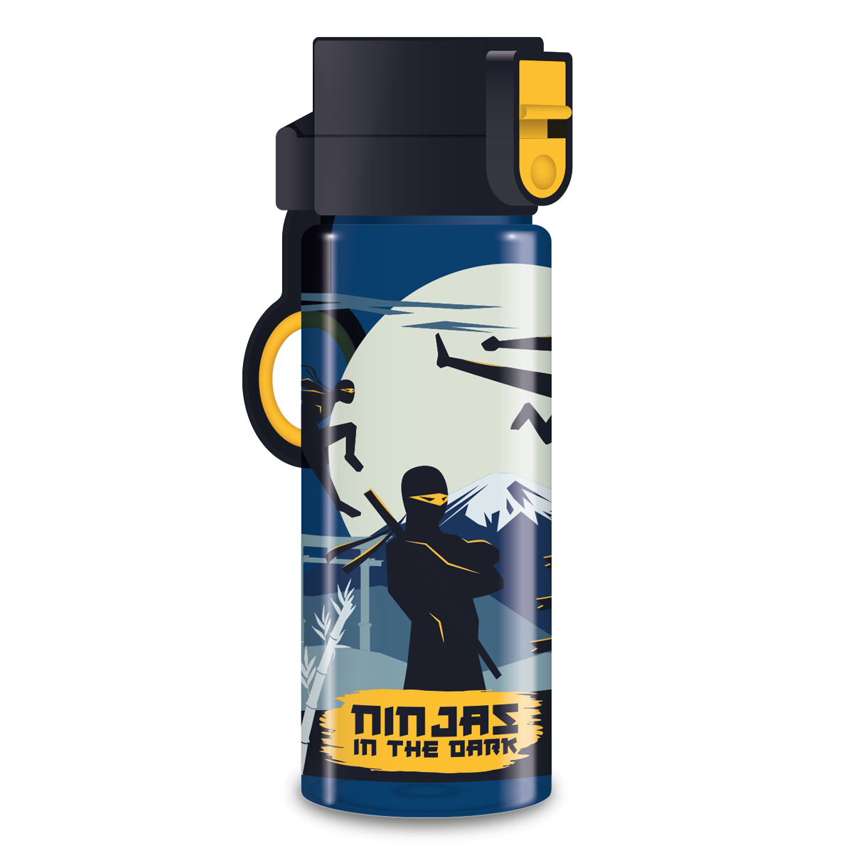 Ars Una Ninjas in the Dark Műanyag Gyerek Kulacs 475ml - Mintás