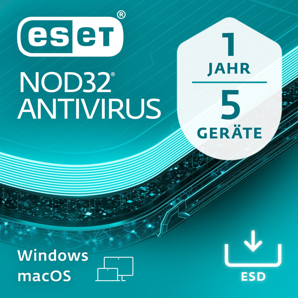 ESET NOD32 Antivirus - 5 eszköz / 1 év