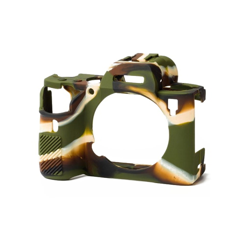 EasyCover Szilikon tok Sony A9/A7III/A7RIII fényképezőgéphez - Terepszínű (ECSA9C)