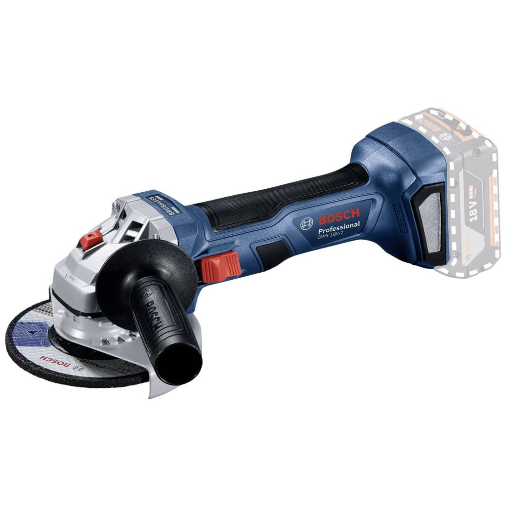 Bosch GWS 18V-7 Professional uhlová brúska 12,5 cm 11000 ot/min 700 W 1,6 kg (06019H9002)