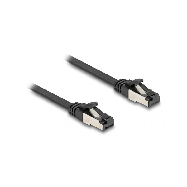 DELOCK RJ45 Flachb.Patchkabel SteckerzuStecker Cat.8.1 0,5m