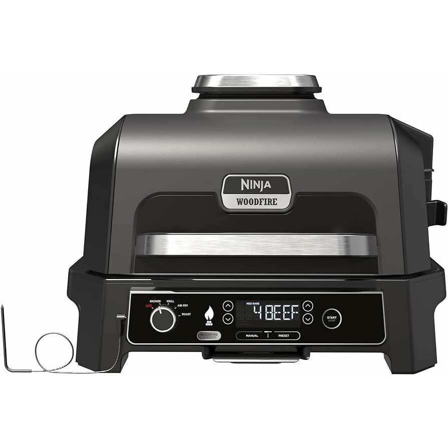NINJA OG850EU Woodfire Pro XL kültéri Grill & Füstölő (OG850EU)