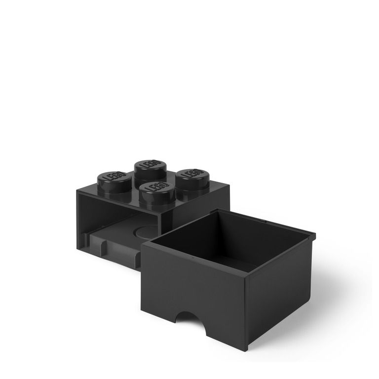 LEGO Brick Drawer 4 Tárolódoboz - Fekete (RC40051733)