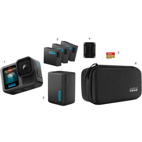 Sportovní kamera GoPro HERO 13 Black Extended Power Bundle 4K UHD
