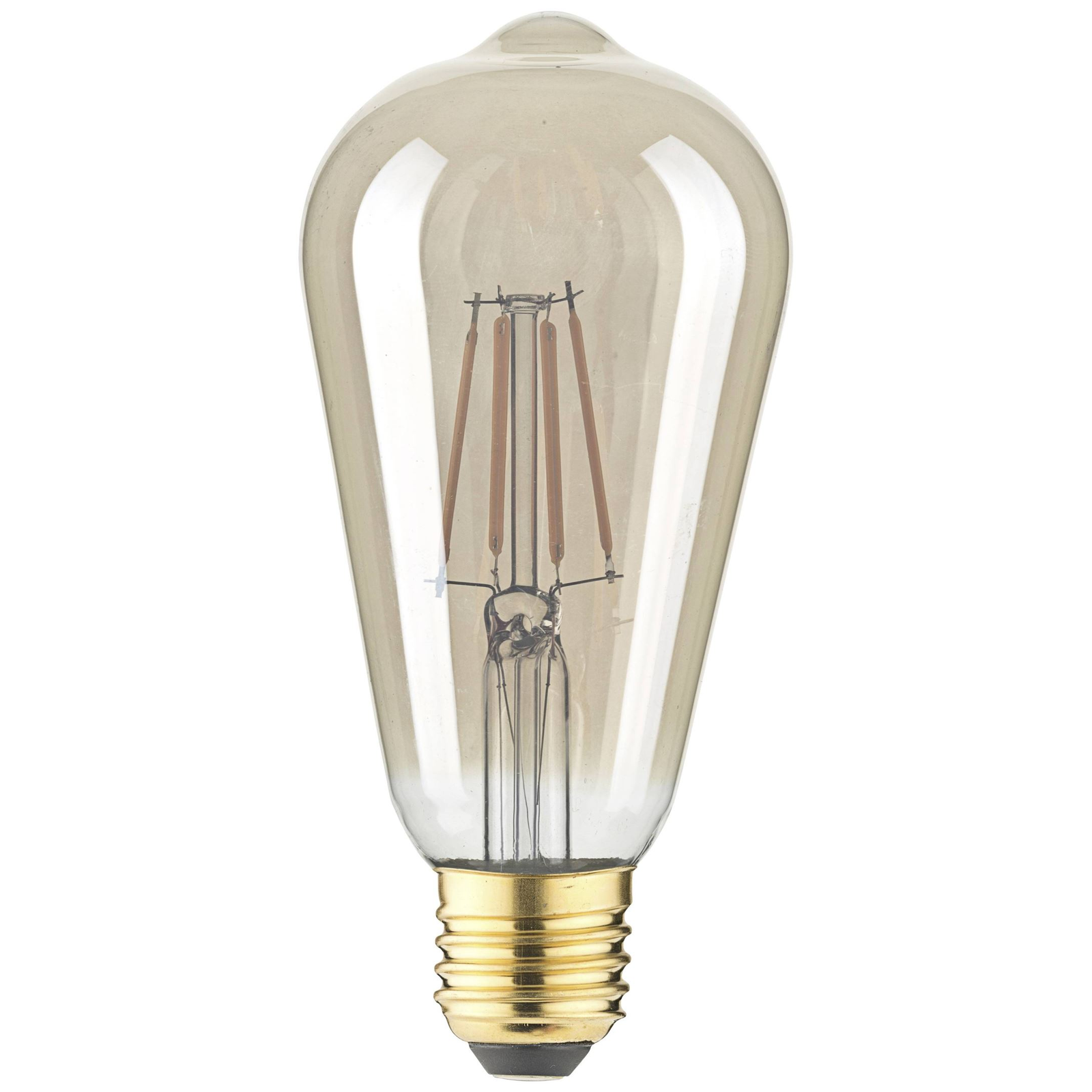 LightMe LED fényforrás rúd forma E27 4.5W borostyán (LM85058) (LM85058)